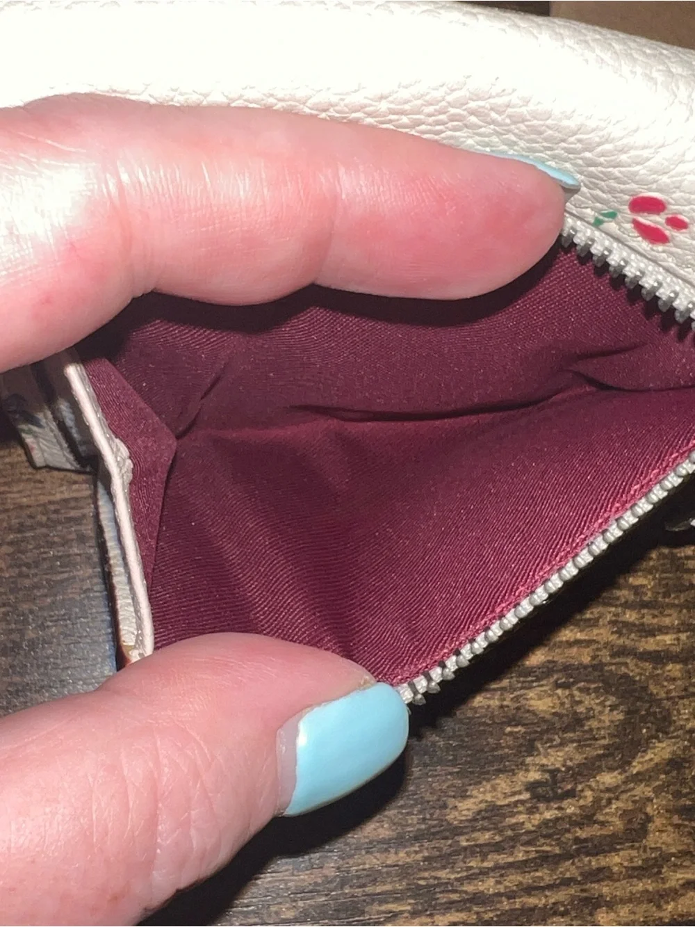 Coach Wyn Small Snap Tri-Fold Wildflower Wallet